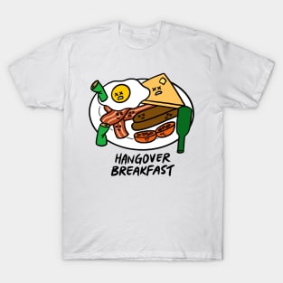 Hangover Breakfast (Eggs, Bacon, Sausage, Toast, Tomatoes) T-Shirt